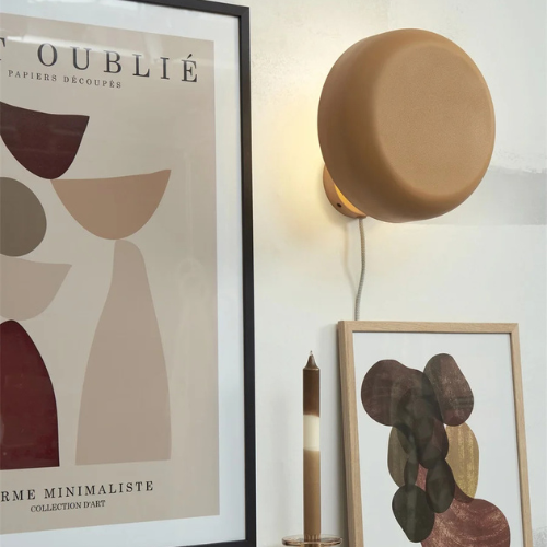 It's About Romi Wandlamp ijzer Porto, mosterd